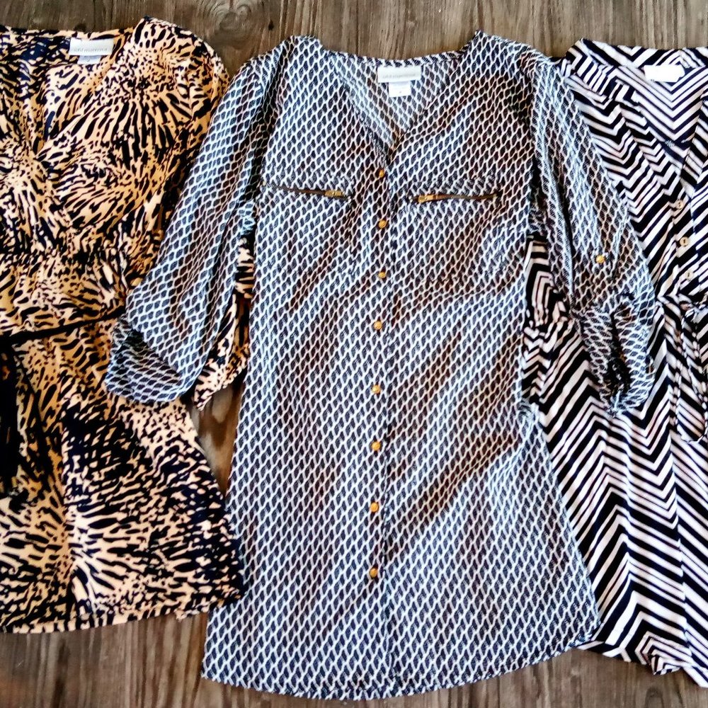 WOMEN’S SZ.MEDIUM MATERNITY TOPS/BLOUSES/LIKE NEW